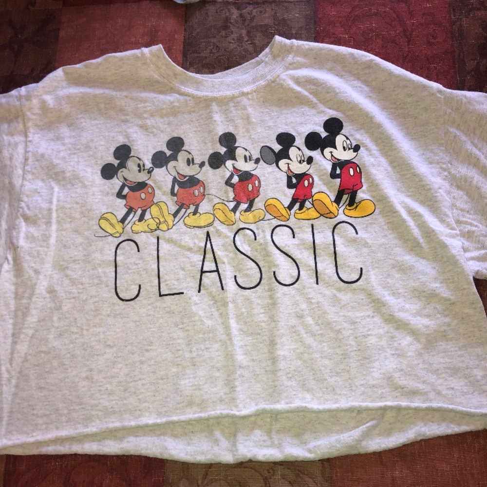 Cropped Disney classic tee